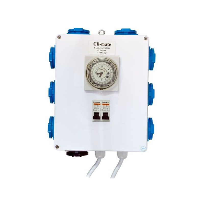 Temporizador electrico 8x600W + heating CLI-MATE
