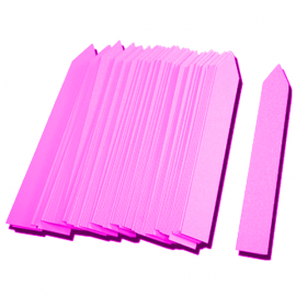 Etiqueta PVC 16x100mm rosa (500uds)