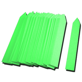 Etiqueta PVC 16x100mm verde (500uds)