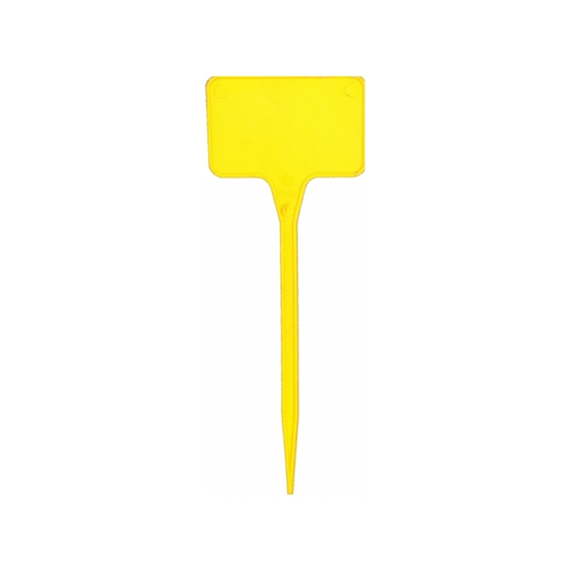 Etiqueta plastico amarillo 30cm (10uds)